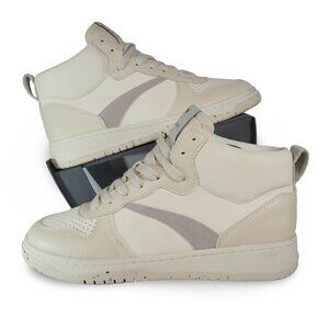 Mi.iM Phoebe High Top Casual Sneakers Women's 7.5 Cream Faux Leather